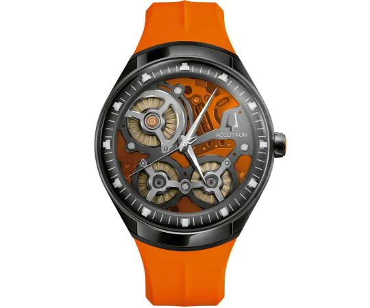 Bulova 28A205 Accutron DNA Casino Limited Edition orange orologio