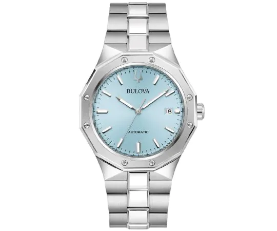Bulova Orologio Uomo Automatico Classico - Quadrante Scheletrato Nero, Cassa Bicolore Acciaio, Vetro Minerale, Impermeabile 30M - 3