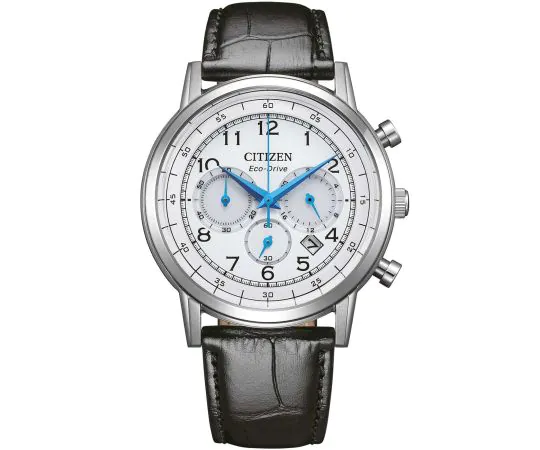 Citizen Orologio Uomo Eco-Drive Con Cinturino In Acciaio - Quadrante Nero, Carica Solare, 45 Mm, Impermeabile 10 Bar - 4