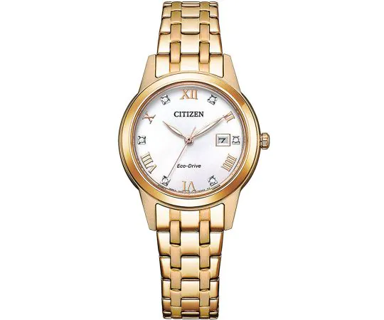 Montre Femme Citizen Noblia - Bracelet Acier Inoxydable - Affichage Analogique Avec Date - Neuf Avec étiquettes