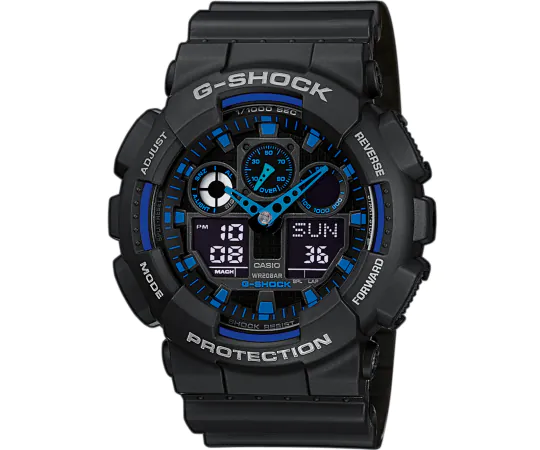 Casio G-Shock Orologio Uomo – Resistente Agli Urti, Analogico-Digitale, Impermeabile 20 Bar, Vetro Minerale