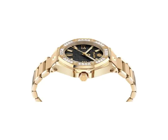 Philipp Plein Orologio da donna analogico al quarzo Queen Crystal, grigio., PWDAA0121