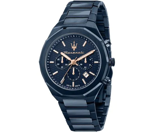 Orologio Maserati Uomo - Traguardo - Crono - 45mm - Nero - R8873612015