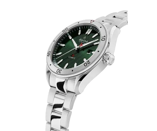 Alpina Orologio Automatico Uomo AL-525NS5AQ6 – Cassa 44.5 Mm, Cinturino In Pelle Marrone, Movimento Svizzero, 100m Water Resistant