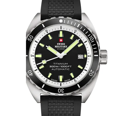 Swiss Military Diver Titanio Automatico 42 mm orologio