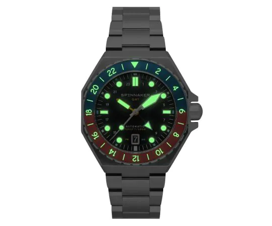 Spinnaker SP-5119-44 Dumas GMT Automatico 44mm orologio da Uomini
