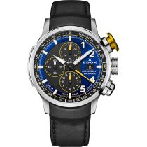 Edox 01129-TTNJCN-BUNJ Chronorally Automatico Orologio Uomo 45mm 10ATM