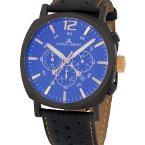 Jacques Lemans 1-1645.1O Lugano Cronografo Orologio Uomo