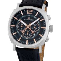 Jacques Lemans 1-1645I Lugano Orologio Uomo Cronografo 46mm 10ATM