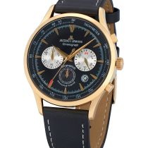 Jacques Lemans 1-2068I Retro Classico Cronografo Orologio Uomo 