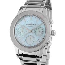 Jacques Lemans 1-2151K Venice Orologio Donna Cronografo 38mm 5ATM