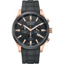 Claude Bernard 10222-37RNCA-NIR Orologio Uomo Aquarider Cronografo 44mm 20ATM 
