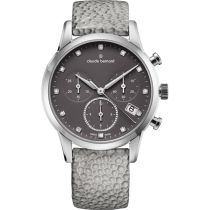 Claude Bernard 10231-3-TAPN1 Orologio Donna Classico Cronografo 35mm 5ATM 