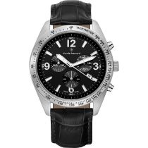 Claude Bernard 10247-3C-NB Orologio Uomo ST50 Cronografo 44mm 5ATM 