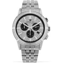 Louis XVI LXVI1038 Majeste Iced Out Cronografo Orologio Uomo 43mm 5ATM