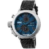 U-Boat 3003 Orologio Uomo Classico Titanium Blue Automatico Chronograph 45mm 10ATM