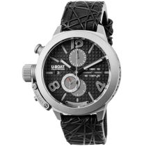U-Boat 3004 Orologio Uomo Classico Titanium Black Automatico Cronografo 45mm 10ATM