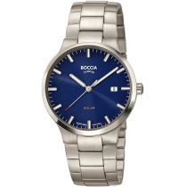 Boccia 3652-02 Orologio Homme Solare Titanio Orologio Uomo 39mm 5ATM