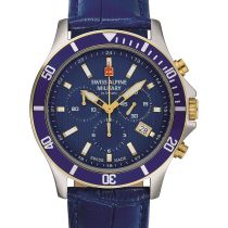 Swiss Alpine Military 7022.9545 cronografo Orologio Uomo 42mm 10ATM
