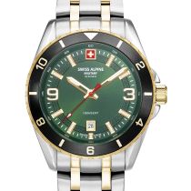 Swiss Alpine Military 7034.1148 Orologio Uomo Sierra bicolore nero 42mm 10ATM