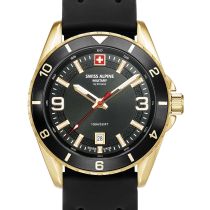 Swiss Alpine Military 7034.1817 Orologio Uomo Sierra oro nero 42mm 10ATM