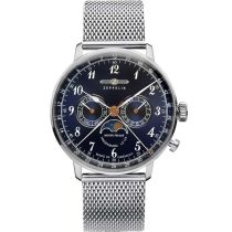 Zeppelin 7036M-3 Hindenburg LZ129 Orologio Orologio Uomo con Lunaphase 