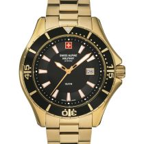 Swiss Alpine Military 7040.1117 subacqueo Orologio Uomo 45mm 10ATM