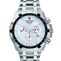 Swiss Alpine Military 7043.9132 Cronografo Orologio Uomo 46mm 10ATM
