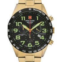 Swiss Alpine Military 7047.9117 Cronografo Orologio Uomo 45mm 10ATM