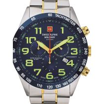 Swiss Alpine Military 7047.9145 Cronografo Orologio Uomo 45mm 10ATM