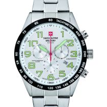 Swiss Alpine Military 7047.9132 Cronografo Orologio Uomo 43mm 10ATM