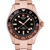 Swiss Alpine Military 7052.1164 GMT subacqueo Orologio Uomo 42mm 10ATM