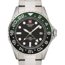 Swiss Alpine Military 7052.1138 Orologio Uomo GMT 42mm 10ATM