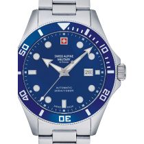 Swiss Alpine Military 7095.2135 Diver Automatico Orologio Uomo 44mm 30ATM