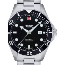 Swiss Alpine Military 7095.2137 Diver Automatico Orologio Uomo 44mm 30ATM