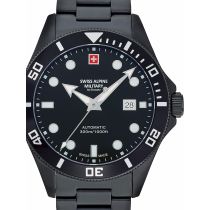 Swiss Alpine Military 7095.2177 Diver Automatico Orologio Uomo 44mm 30ATM