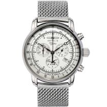 Zeppelin 7680M-1 Allarme Cronografo 100 anni Orologio Uomo 43mm 5ATM