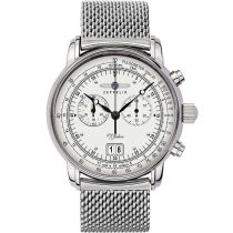 Zeppelin 7690M-1 Grande Data Cronografo 100 anni Orologio Uomo 43mm 5ATM