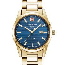 Swiss Alpine Military 7767.1115 Orologio Donna Argos oro blue 34mm 10ATM