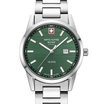 Swiss Alpine Military 7767.1134 Orologio Donna Argos argento verde 34mm 10ATM