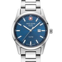 Swiss Alpine Military 7767.1135 Orologio Donna Argos argento blue 34mm 10ATM