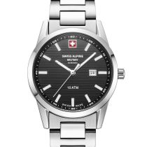Swiss Alpine Military 7767.1137 Orologio Donna Argos argento nero 34mm 10ATM