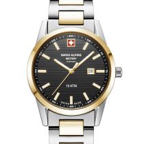 Swiss Alpine Military 7767.1147 Orologio Donna Argos bicolore nero 34mm 10ATM