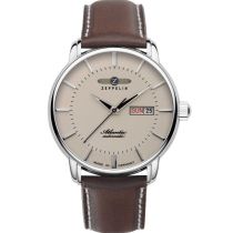 Zeppelin 8466-5 Atlantic Automatico Giorno-Data Orologio Uomo 41mm 5ATM