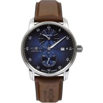 Zeppelin 8622-3 New Captains Line Automatico Orologio Uomo 43mm 5ATM