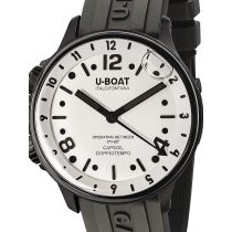 U-Boat 8889 Capsoil Doppiotempo DLC GMT Orologio Uomo 45mm 10ATM