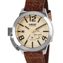 U-Boat 8892 Classico Tungsteno Beige Automatico Orologio Uomo 