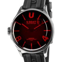 U-Boat 9305 Darkmoon SS Red Glass Orologio Uomo 40mm 5ATM