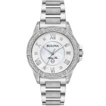 Bulova 96R232 Orologio Donna Marine Star Diamond 32mm 10ATM