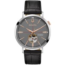 Bulova 98A187 Classico Automatico Orologio Uomo 41mm 3ATM
